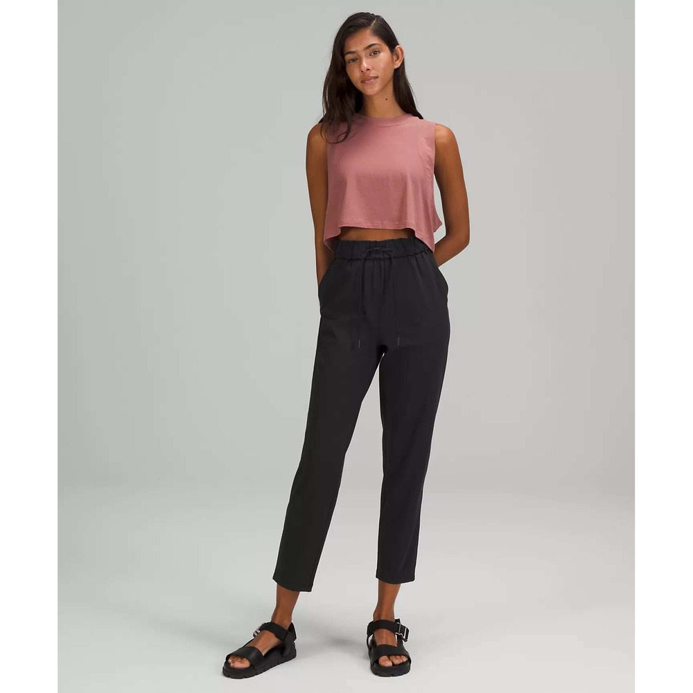 Lululemon Stretch High-Rise‎ Pant 4 Black Athleisure Workwear